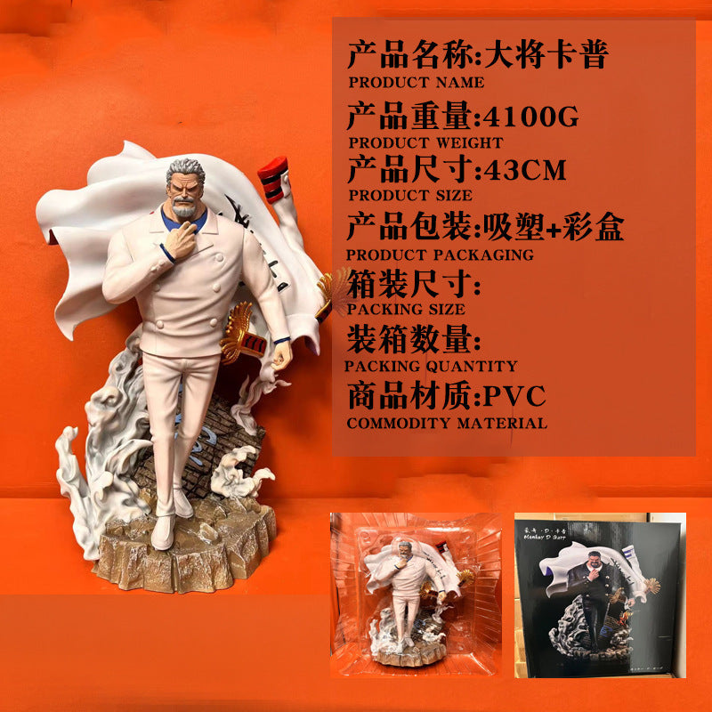 One Piece Garp Vice Admiral three-headed