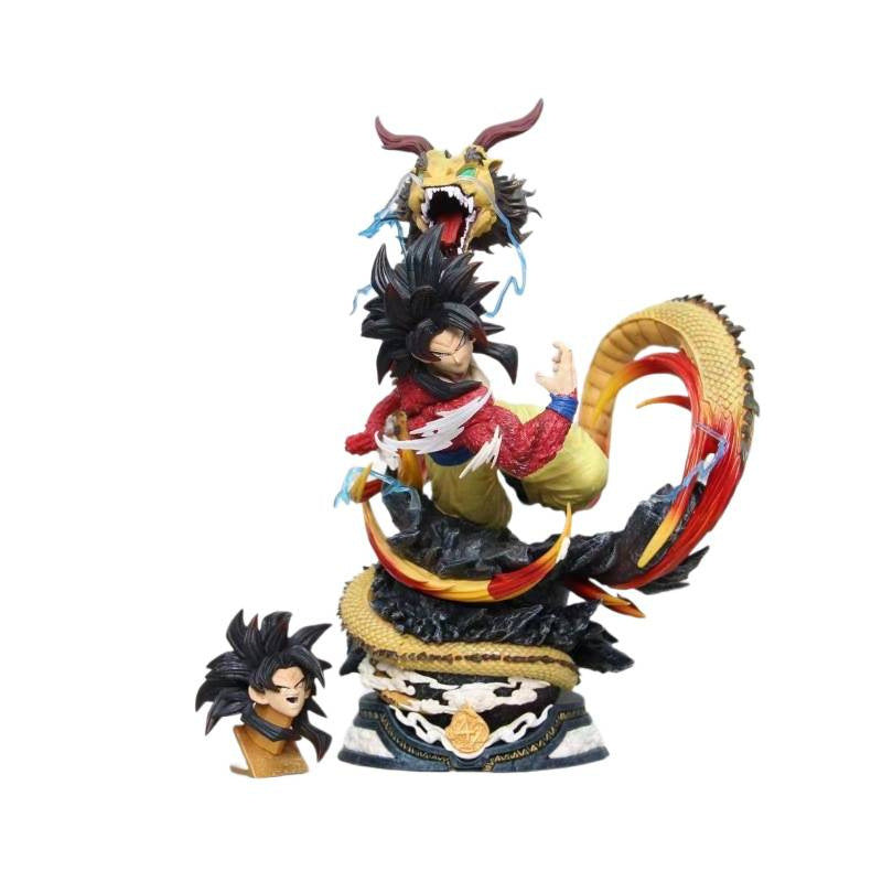 Dragon Ball Dragon Fist Super Sayan Four Goku Double-Headed