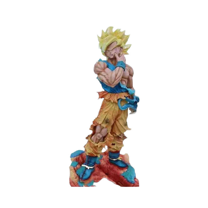 Dragon Ball Goku Super Sayan War-damaged