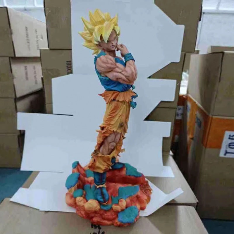 Dragon Ball Goku Super Sayan War-damaged