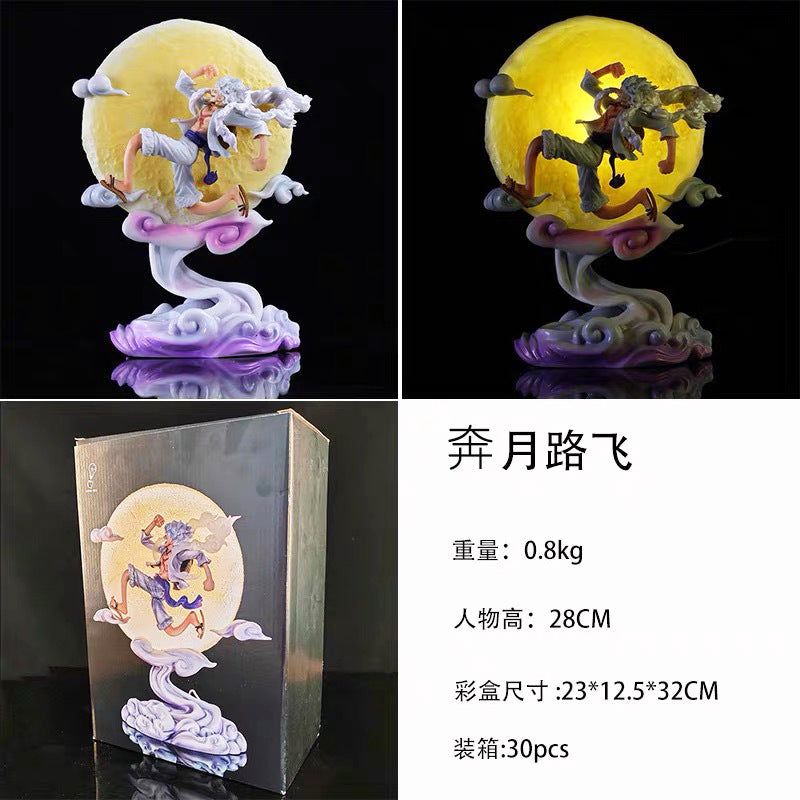 One Piece Moon Running Nika Luffy Glowing Edition