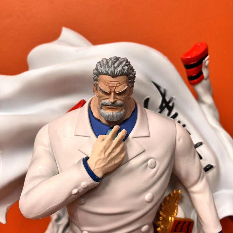 One Piece Garp Vice Admiral three-headed