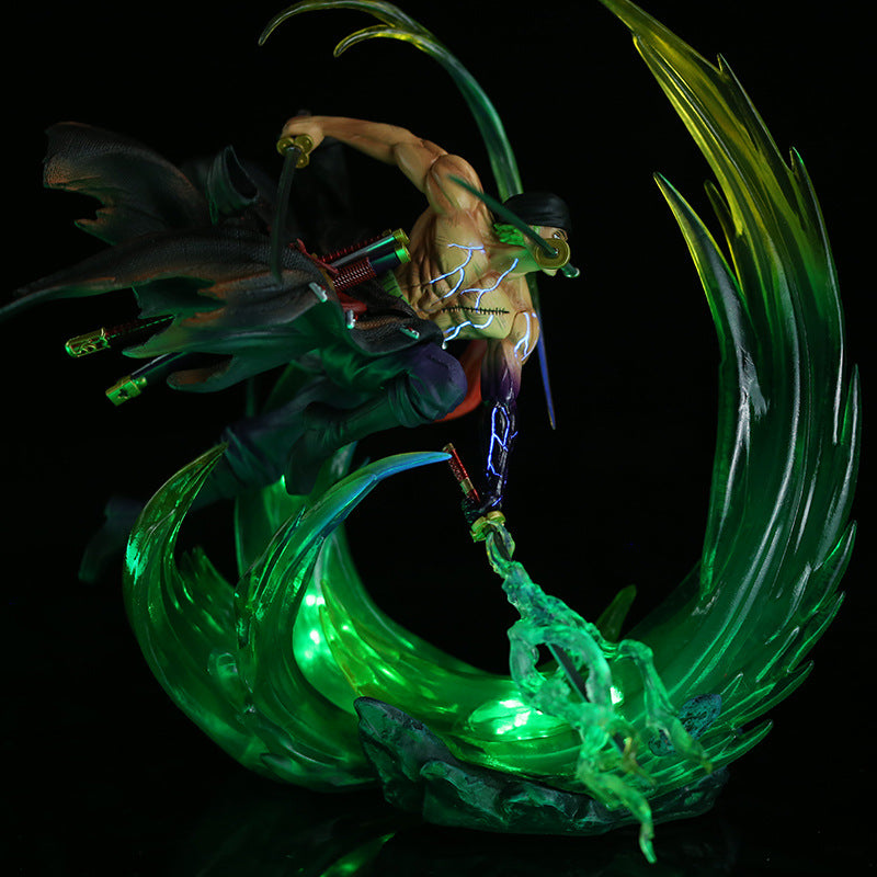 One Piece Zoro Luminous fluorescent Oni no shima flowing cherry blossom