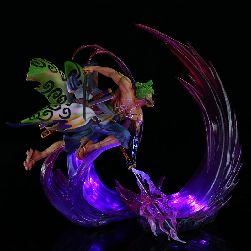 One Piece Zoro Luminous fluorescent Oni no shima flowing cherry blossom