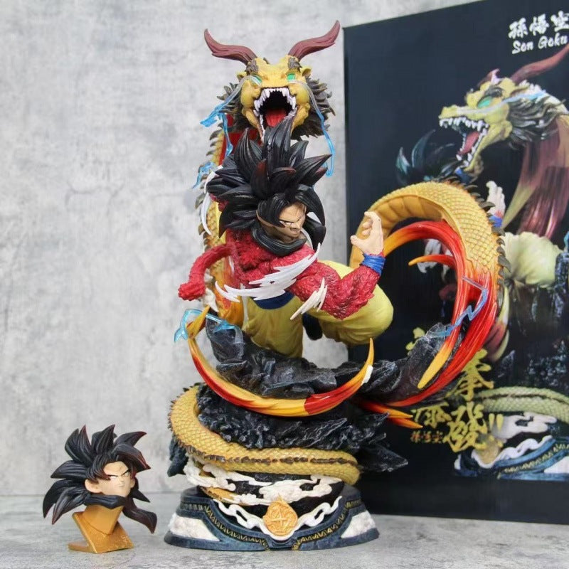 Dragon Ball Dragon Fist Super Sayan Four Goku Double-Headed