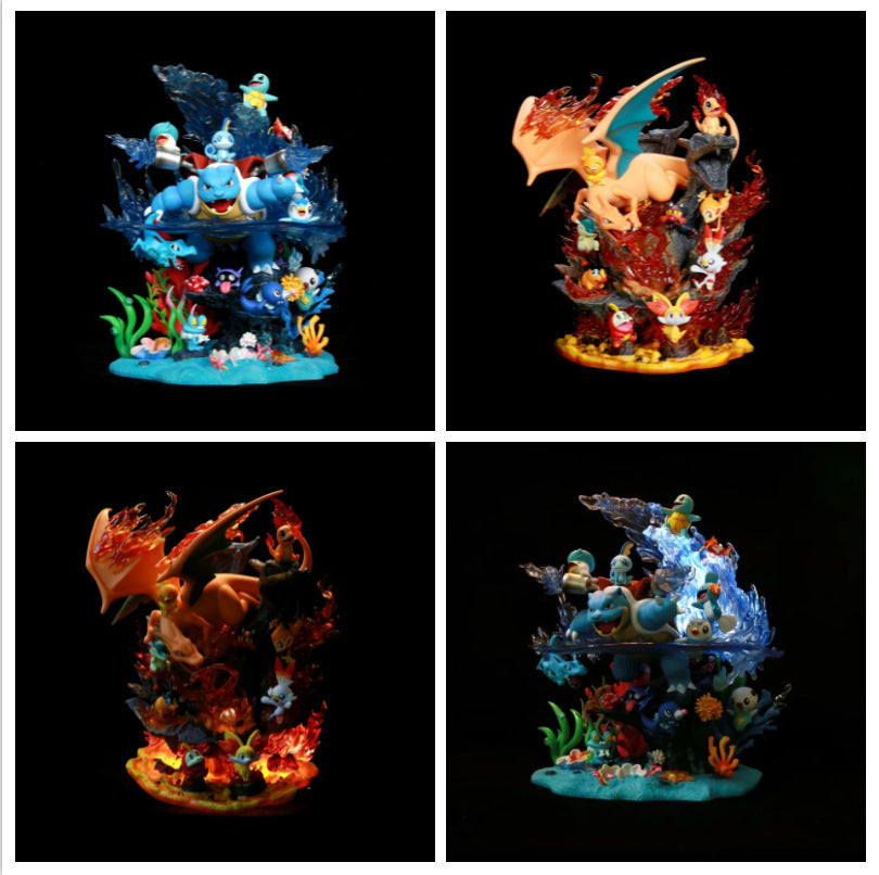 Pokemon GK Fire Family Type Glowing Edition