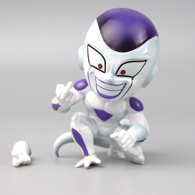 Dragonball middle finger Majin buu and Frieza