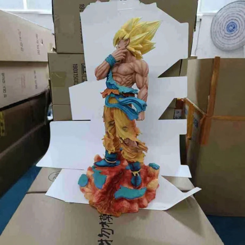Dragon Ball Goku Super Sayan War-damaged