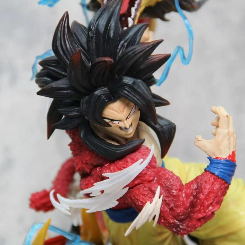 Dragon Ball Dragon Fist Super Sayan Four Goku Double-Headed