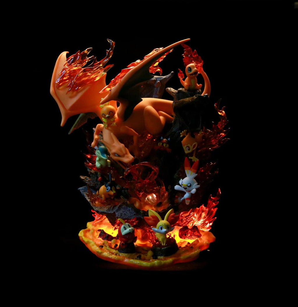 Pokemon GK Fire Family Type Glowing Edition