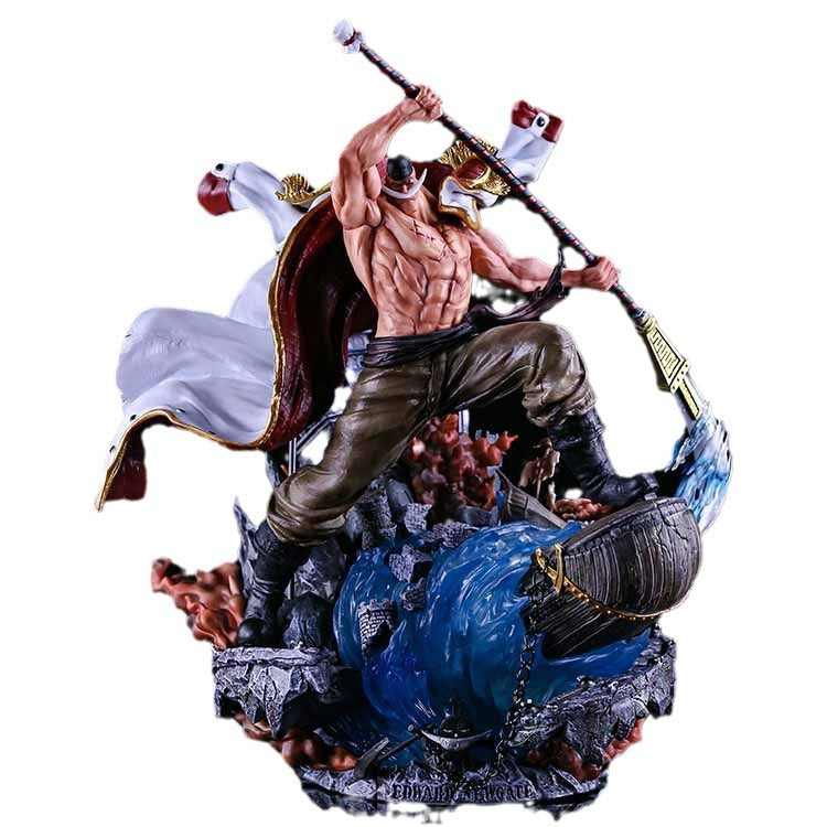 Factory direct One Piece figure Anime figure model toy wholesale glowing pvc jm whitebeard hands