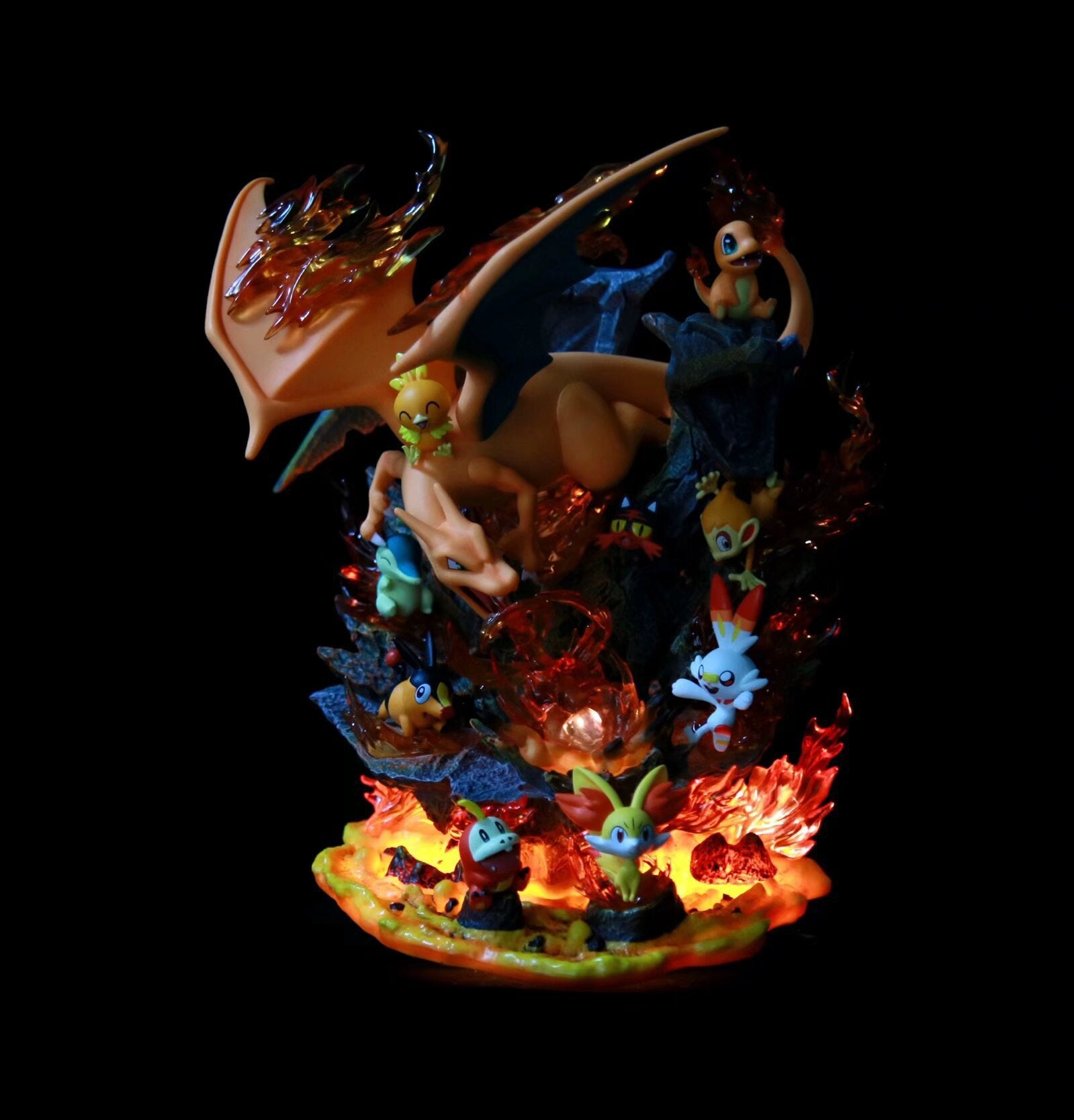 Pokemon GK Fire Family Type Glowing Edition
