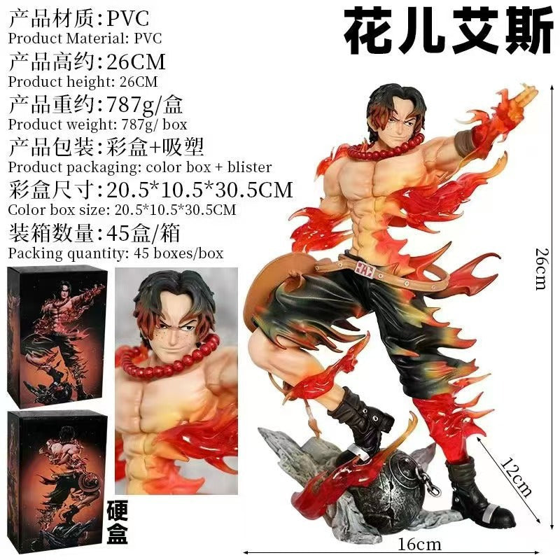 One Piece Flame Flower Ace