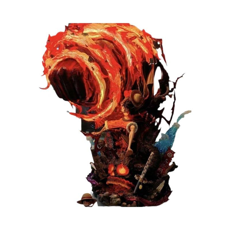 One Piece Monkey D. Luffy Gear 3 Red Hawk