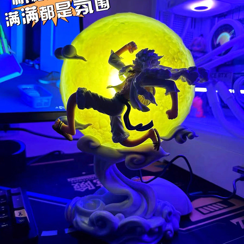 One Piece Moon Running Nika Luffy Glowing Edition