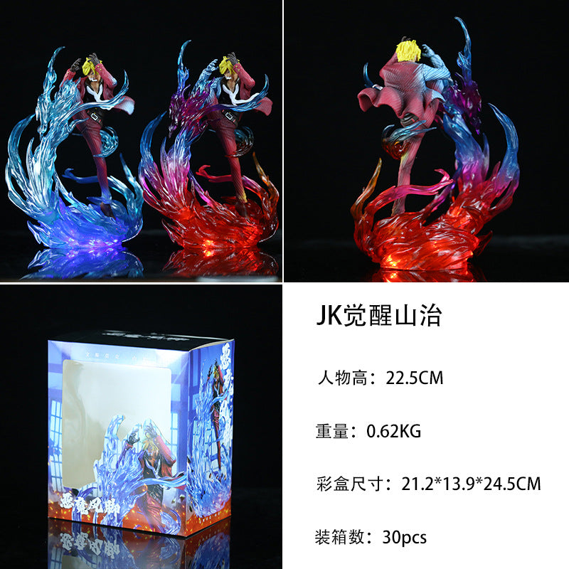 One Piece Sanji demon foot luminous