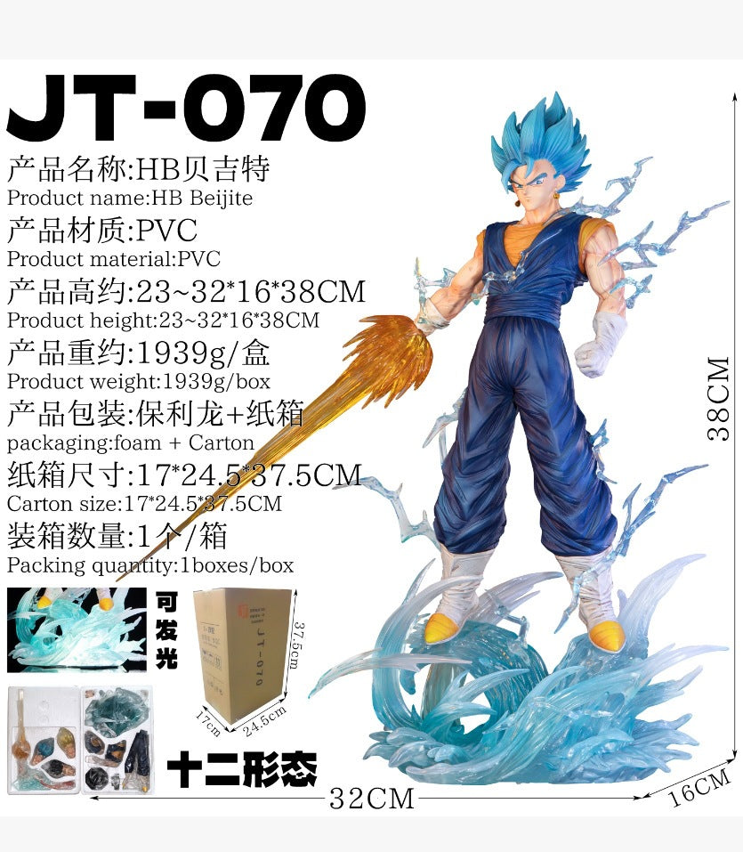 Dragon Ball Vegito Super Saiyan Three-Headed