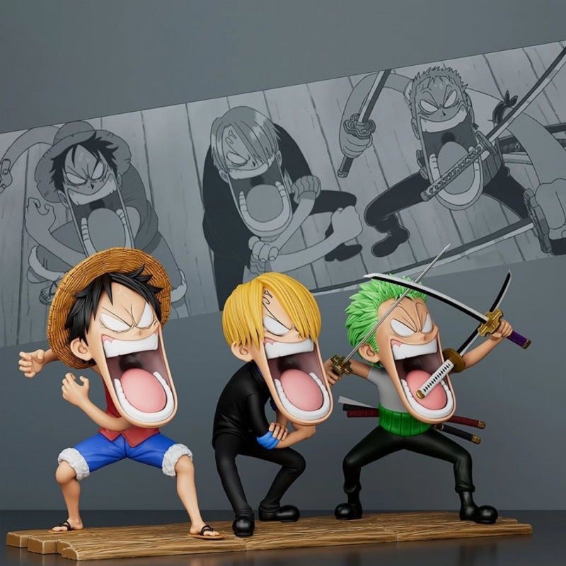 One Piece Luffy Sanji Zoro The Hungry Trio
