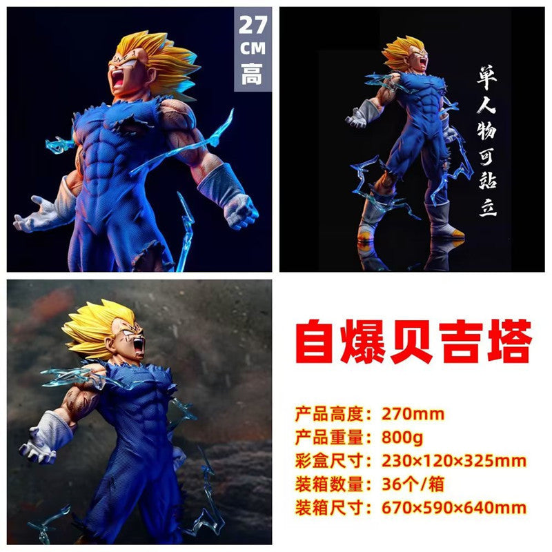 Dragon Ball Super Saiyan Self Explosion Majin Vegeta