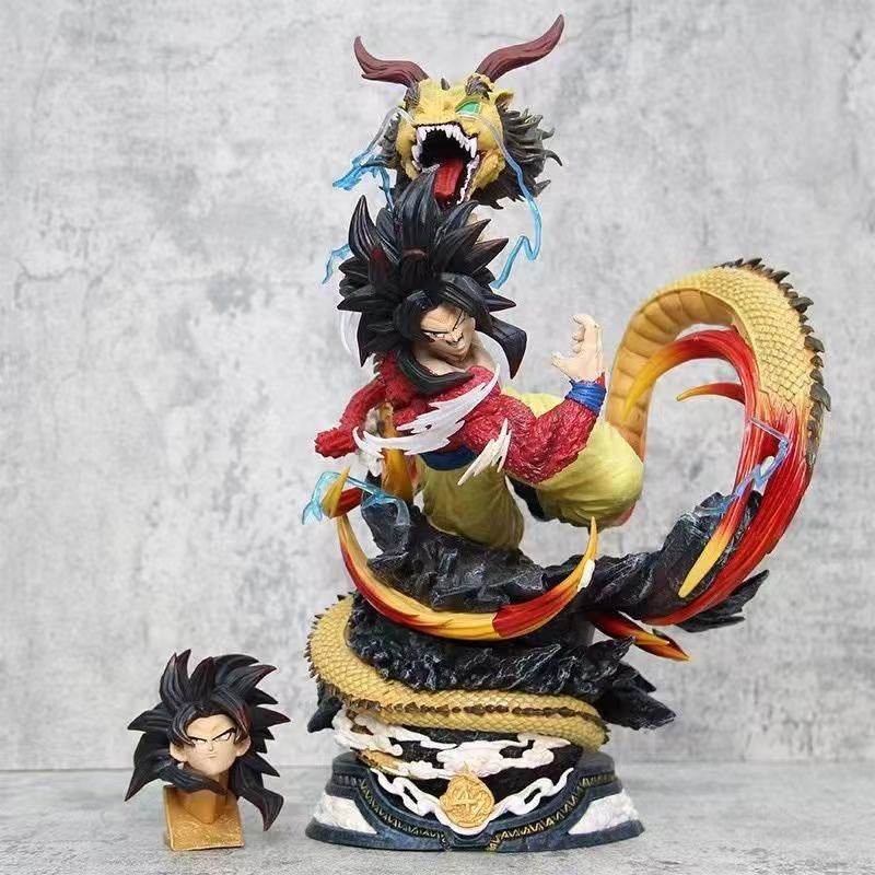 Dragon Ball Dragon Fist Super Sayan Four Goku Double-Headed