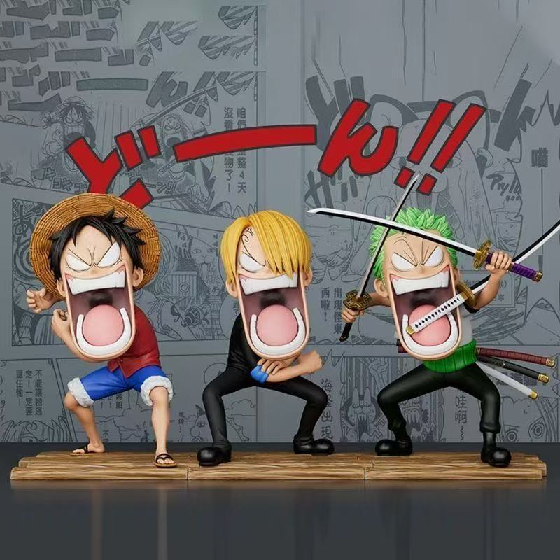 One Piece Luffy Sanji Zoro The Hungry Trio