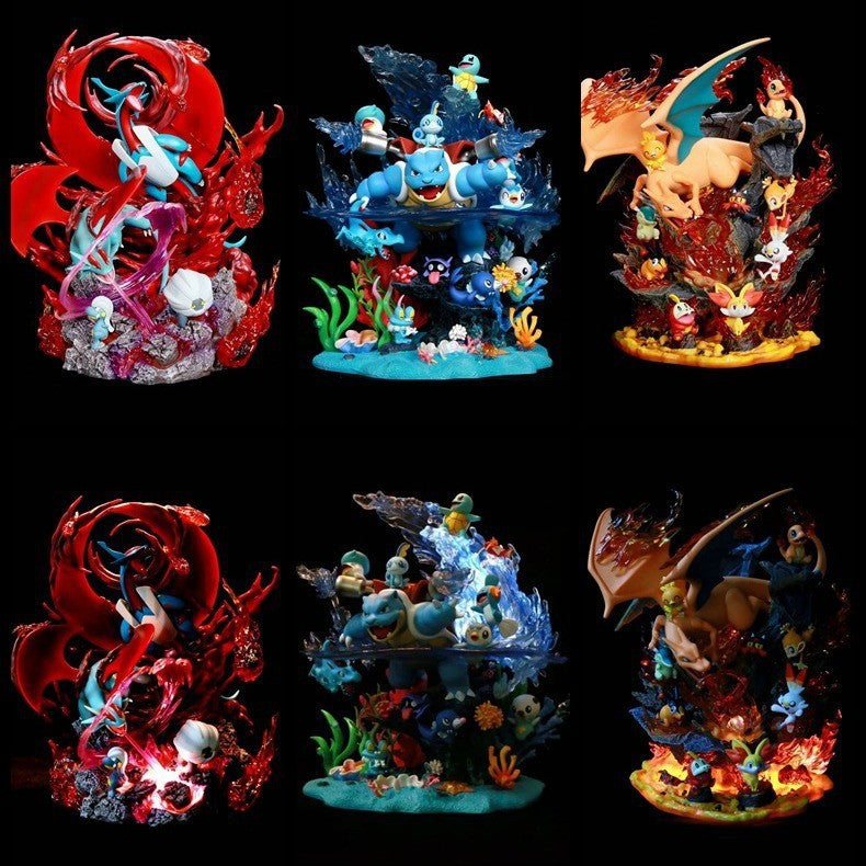 Pokemon GK Fire Family Type Glowing Edition